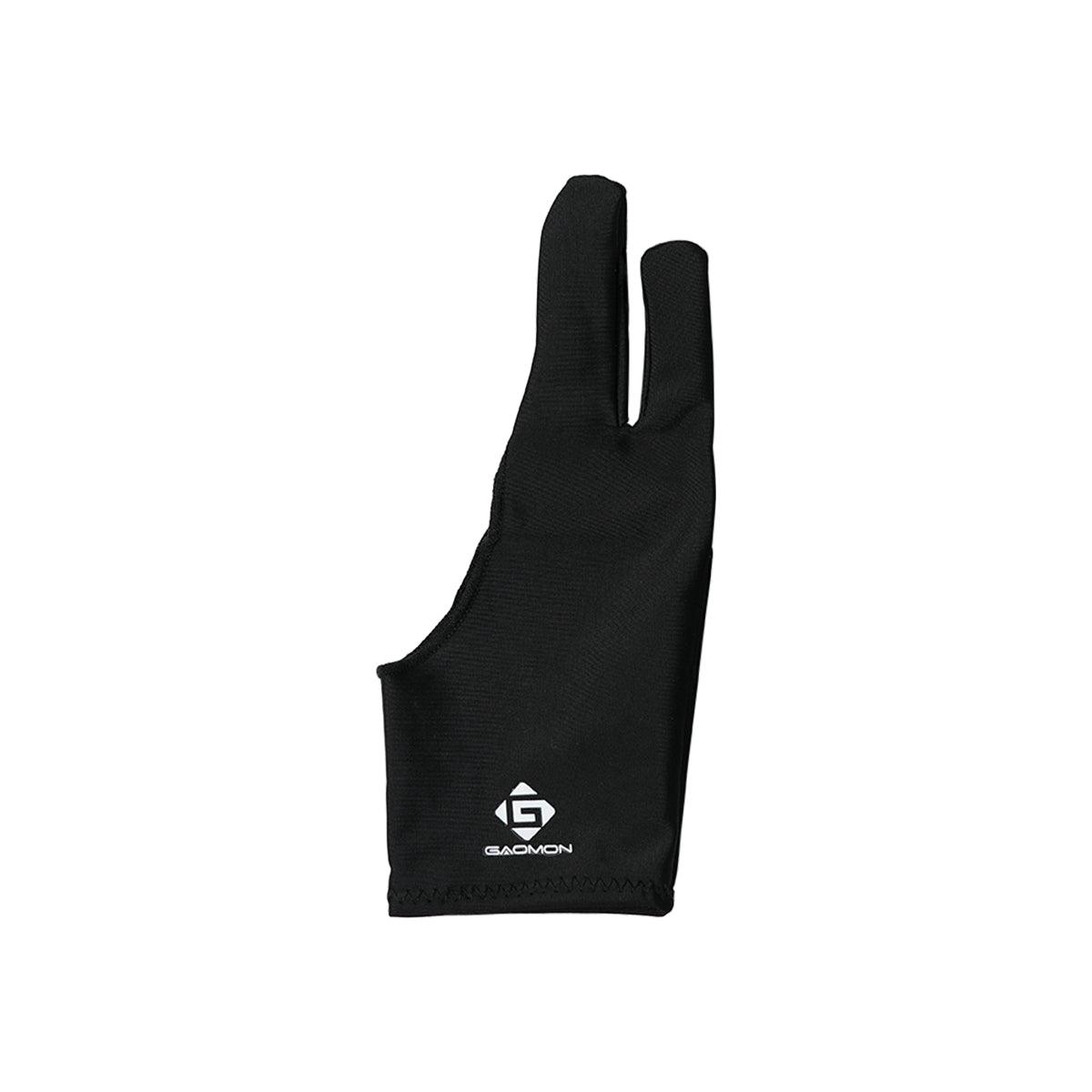 GAOMON Two-finger Black Art Glove for Drawing and Painting