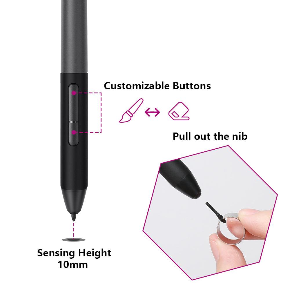 GAOMON Artpaint AP50 Replacement Digital Stylus for PD1161 and PD1561