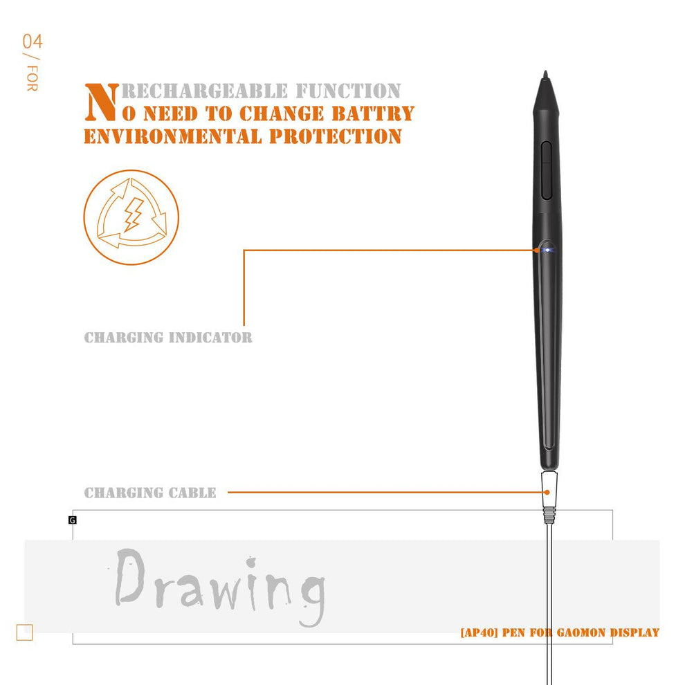 GAOMON Artpaint AP40 for PD1560 Pen Display