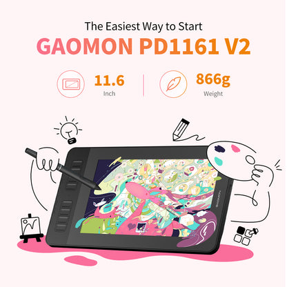 GAOMON PD1161 V2 Pen Display