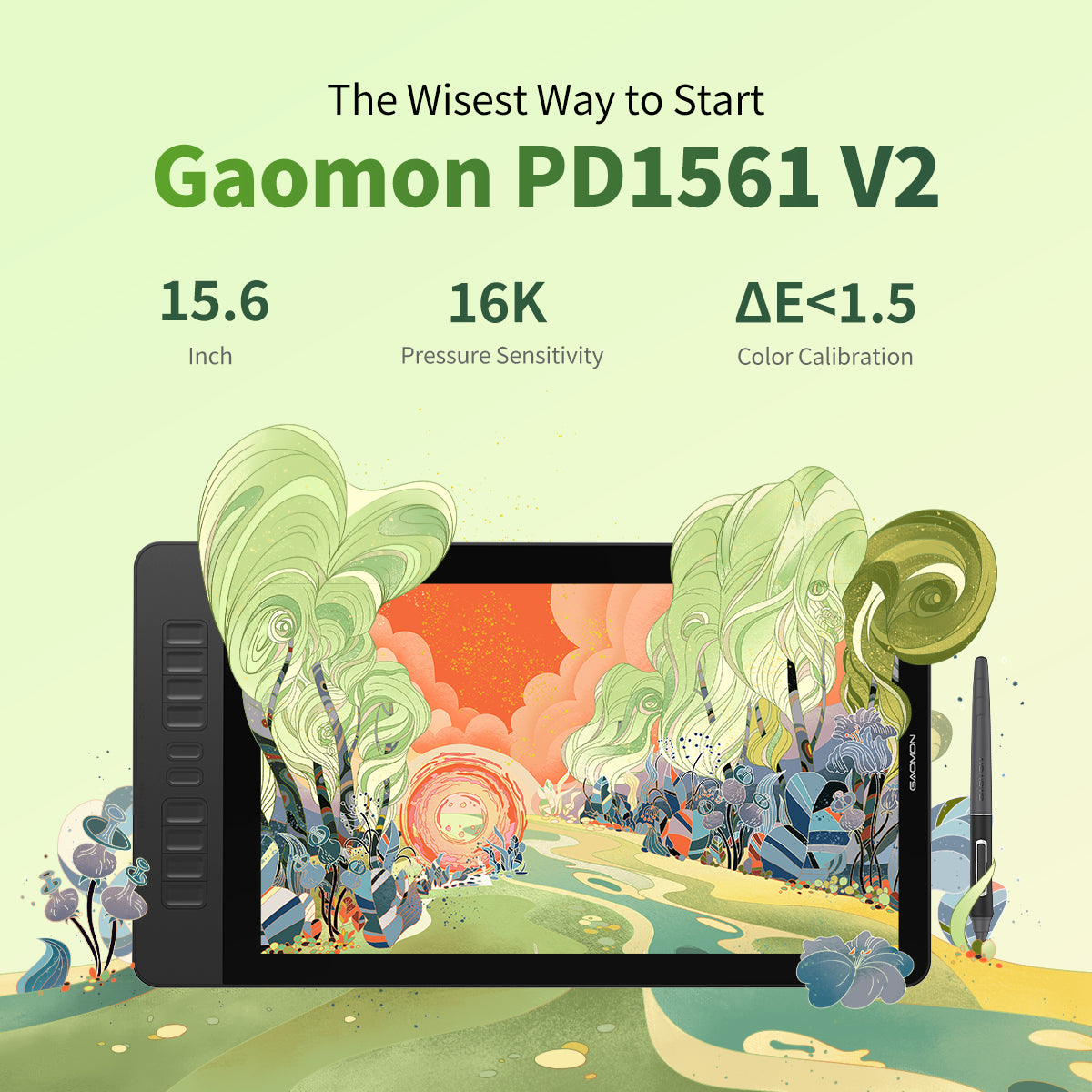 GAOMON PD1561 V2 Pen Display