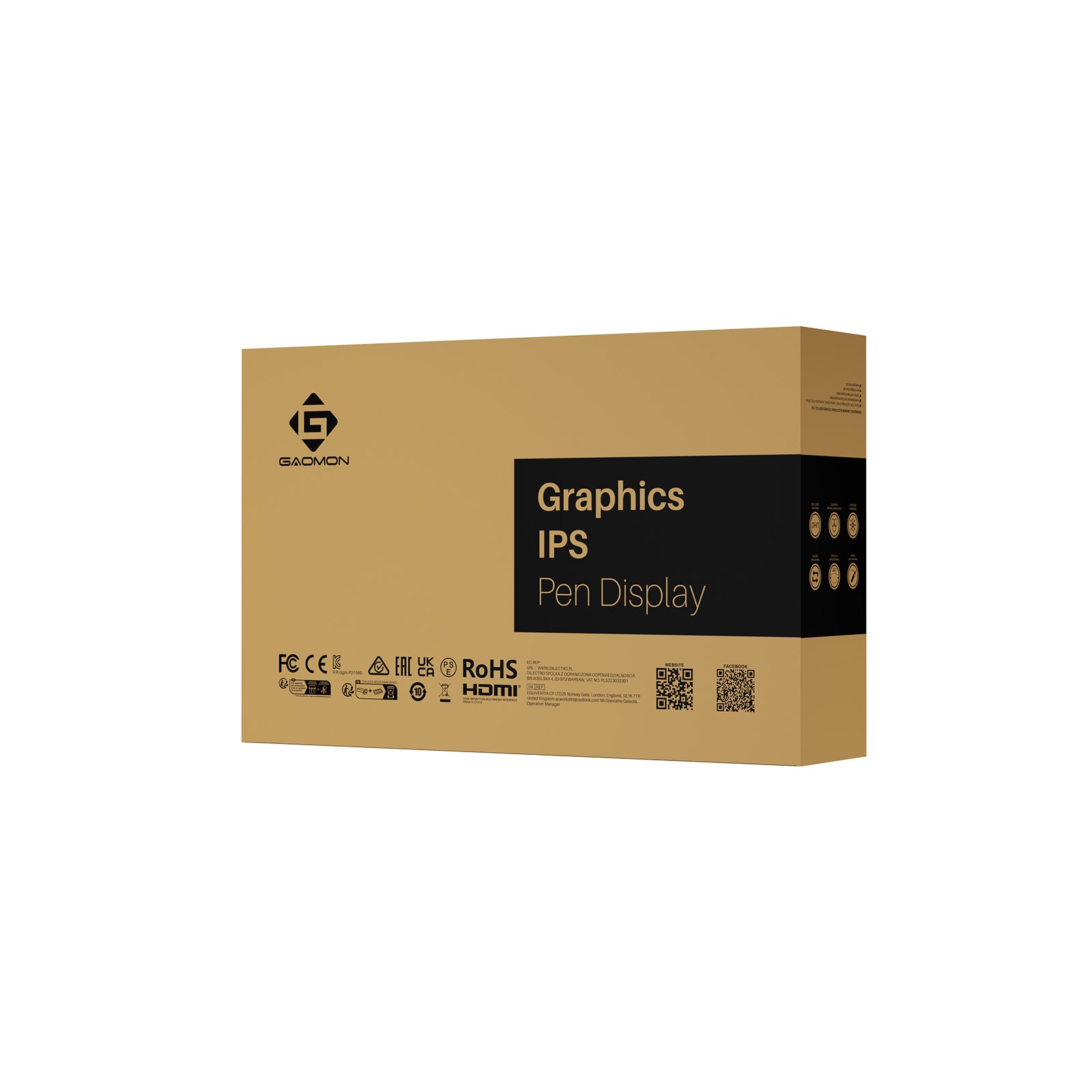GAOMON Pro 19 4K UHD Graphics Drawing Tablet with Screen