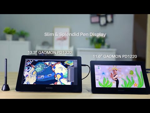 GAOMON PD1220 11.6-inch Portable Drawing Tablet with Screen and